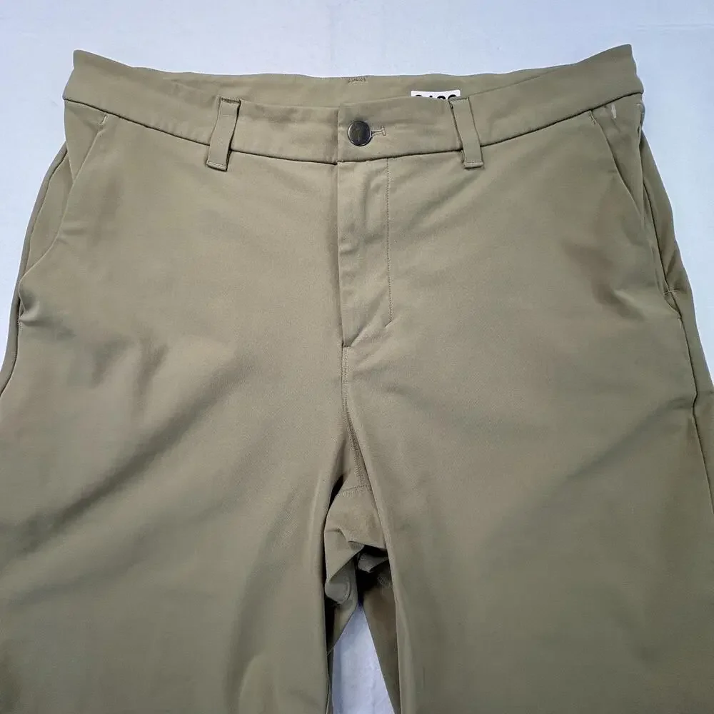 Lululemon Commission Relaxed Shorts Mens 32 Khaki Warpstreme 10” Chino
